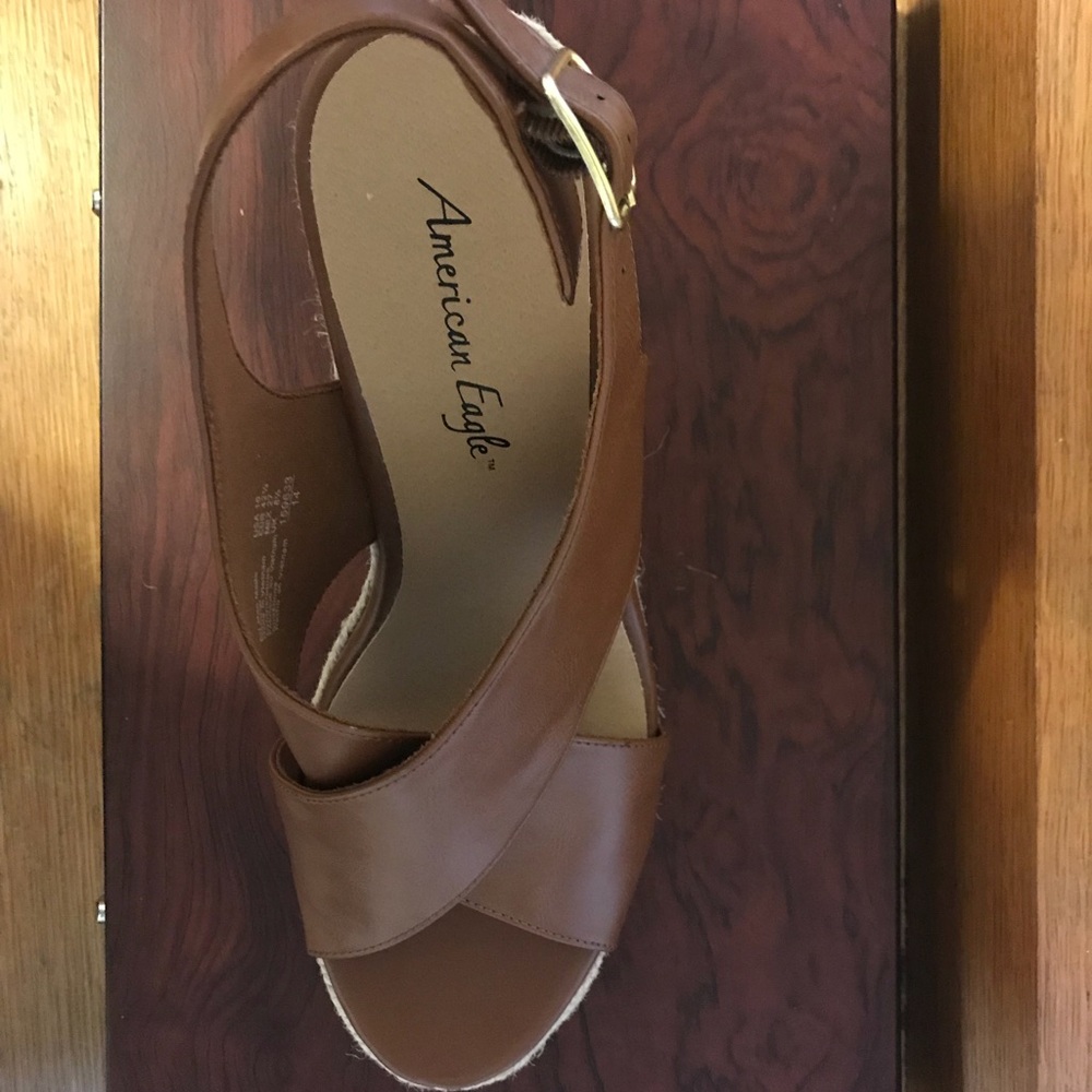 American Eagle Brown Wedges - Picture 6 of 8